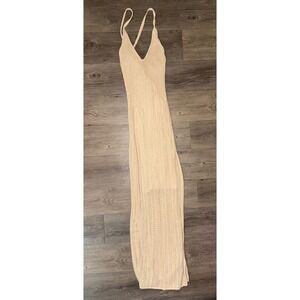Freshman 1996 | Dresses | Freshmen 996 Ribbed Knit Maxi Sweater Dress Womens Long Sleeve Bodycon Xs